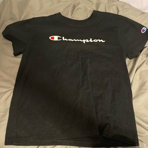 champion black t shirt